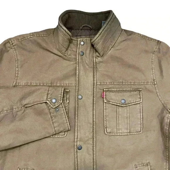 Vintage Levi's Jacket Men’s XL Western Wear Trucker Brown Authentic - Picture 7 of 11